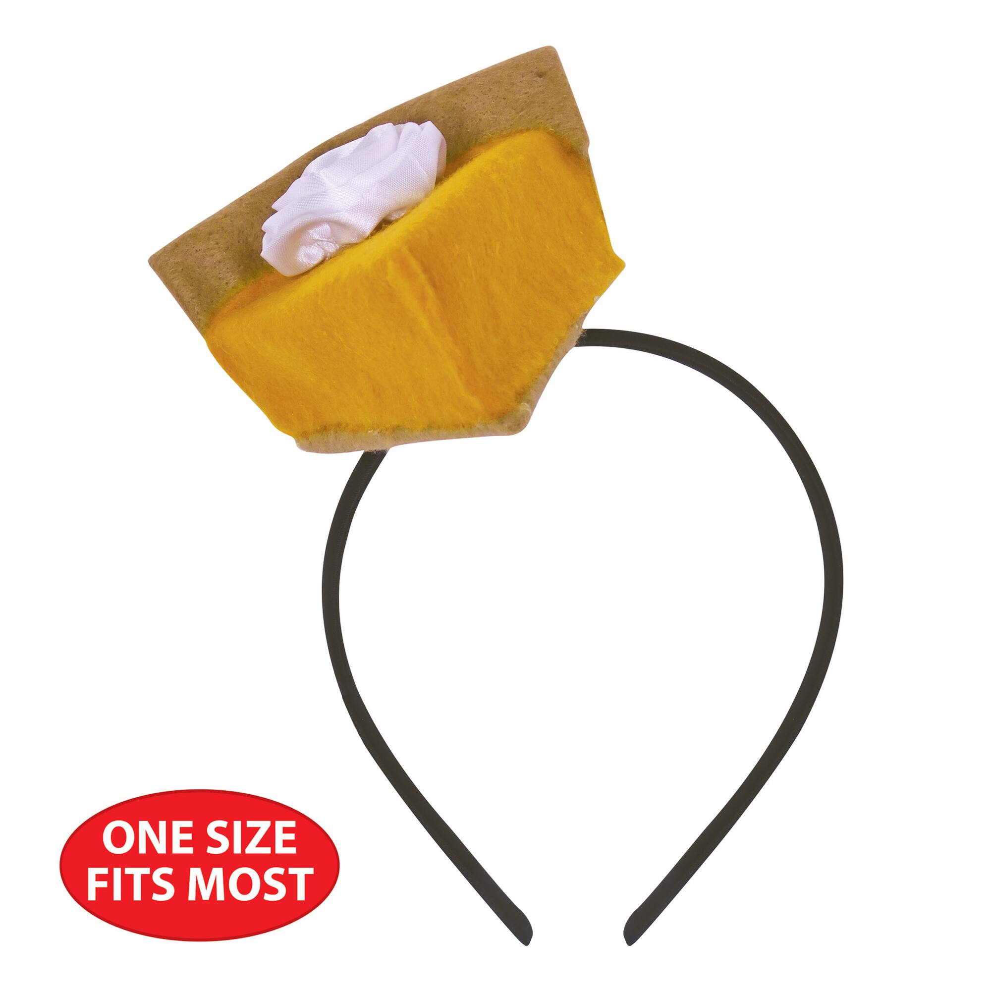 Beistle Orange & Black Pumpkin Pie Headbands, 2ct.